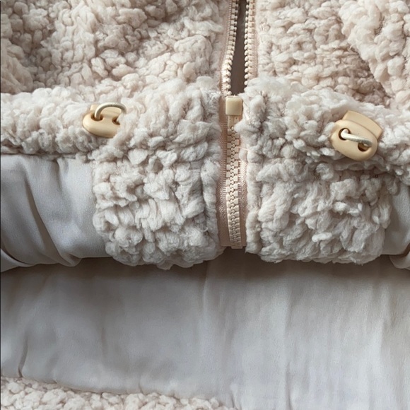 Soft Beige Teddy Bear Jacket - Picture 5 of 5